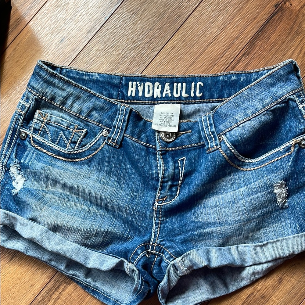Hydraulic Women's Blue Denim Shorts